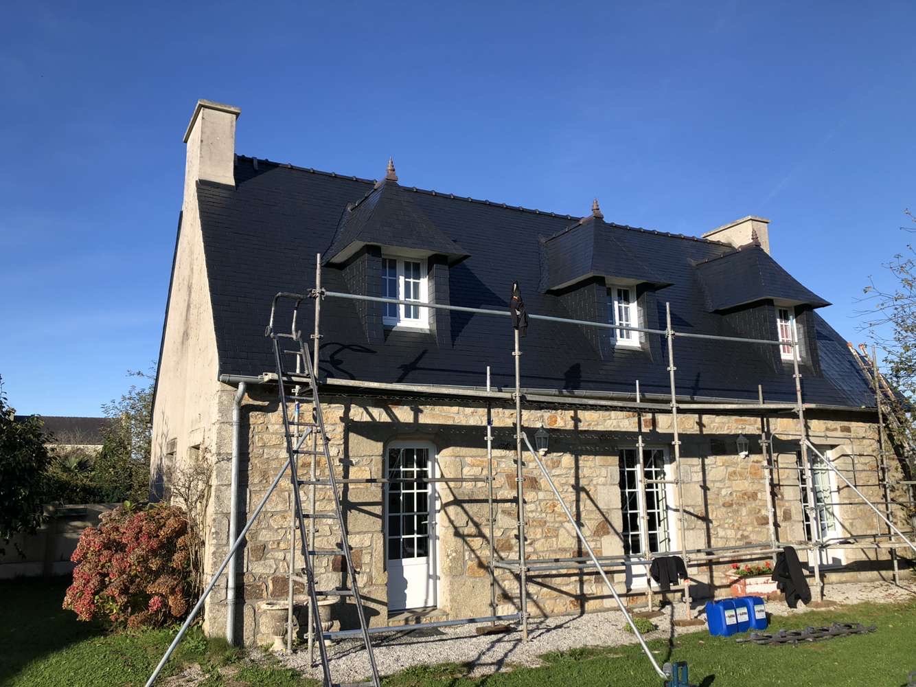 Toiture ardoise propre